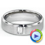  Platinum Custom Diamond Men's Band - Video -  1193 - Thumbnail