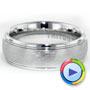Men's Tungsten Ring Contrasting Finish - Video -  1366 - Thumbnail