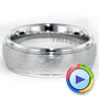 Men's Tungsten Ring Contrasting Finish - Video -  1366 - Thumbnail