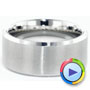  Platinum Men's Tungsten Ring - Video -  1371 - Thumbnail