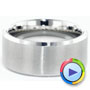  18K Gold 18K Gold Men's Tungsten Ring - Video -  1371 - Thumbnail