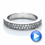  Platinum Custom Pave Eternity Band - Video -  1470 - Thumbnail